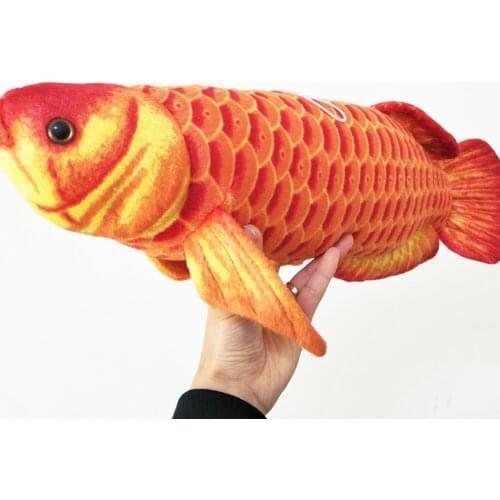 Simulation Arowana fish Children Plush Toy Baby Kids stuffed Toy Gift 60cm