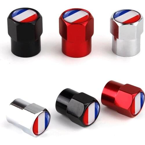 Mini Hexagon Car Valve Cap Wheel Tire Valve Caps Cover With Auto Emblem For Citroen C1 C2 C3 C4 C5 C4l DS5 Xsara Grand Picasso