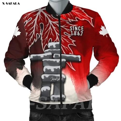 Native Indian Totem 3D Printed Bomber Thick Jacket Man Female Outwear Baseball Flight Pilot Jacket Streetwear Zipper Coat