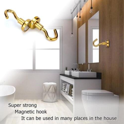 Magnetic Hook Strong Mini Heavy Duty Hanger Durable High Crochet Holder Quality Hooks Steel For Kitchen Aimant Refrigerator I2S1