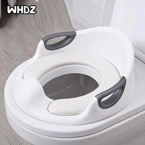 Multifunctiona Baby Potty Training Seat Portable Toddlers Kids Potties Trainer Seats with Soft Cushion Anti-Slip Potty Ring