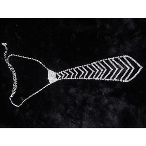 Fashion Luxury Diamond Tie Rhinestone Collar Tie Fashion Wedding Party Dress Accessories gravatas Neckwear Banquet Tie