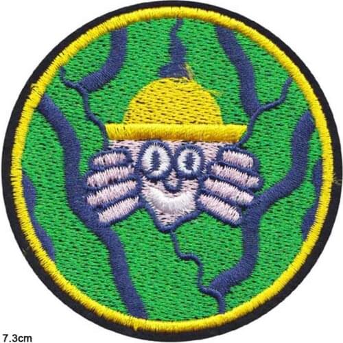 Boy In the Jungle Iron On Embroidered Clothes Patch For Clothing Stickers Garment Apparel Accessories