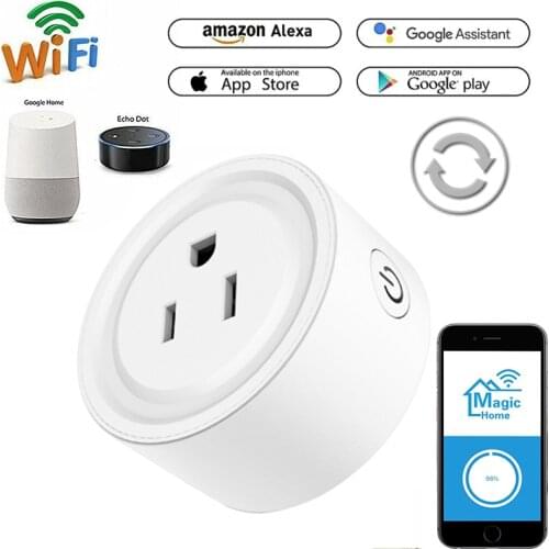New Smart Plug WiFi Smart Socket Wireless App Remote Control Outlet Work for Magic Home Pro Home Automation Appliances US Plug