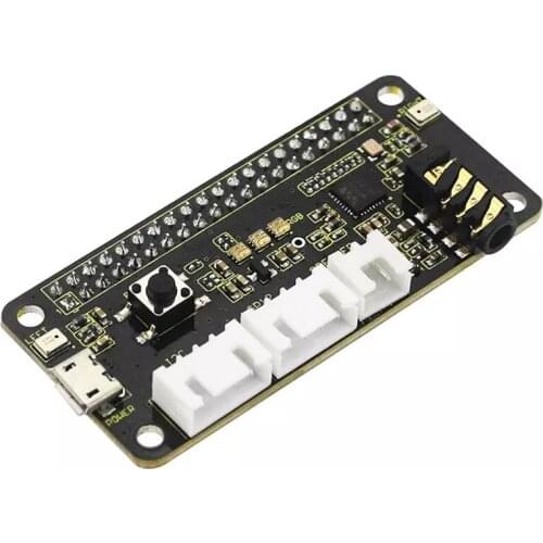 5V ReSpeaker 2-Mic Pi HAT V1.0 Expansion Board for Raspberry Pi 4B / Zero / Zero +CE Compliant W/B+/3B+/3B