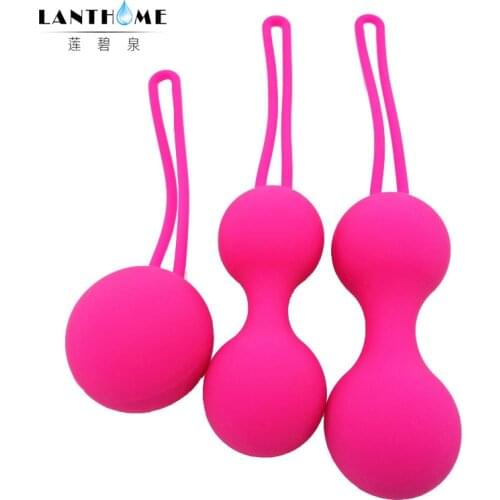 Silicone Smart Ball Kegel Balls Ben Wa Kegel Muscle Trainer Vaginal Geisha Ball Massage Vibrator Vibro Egg Female