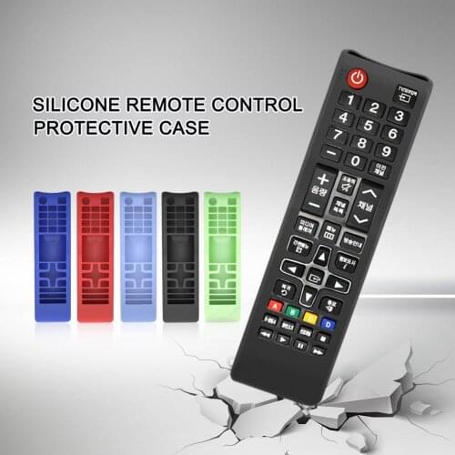 Silicone Remote Control Protective Cover Case Compatible For Samsung Smart TV Voice Remote Control BN59 AA59 Shock Proof