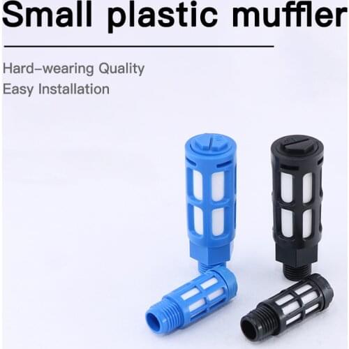1pcs Pneumatic Plastic Muffler Muffler Mute 1/2" 1/8" 1/4" 3/8" thread