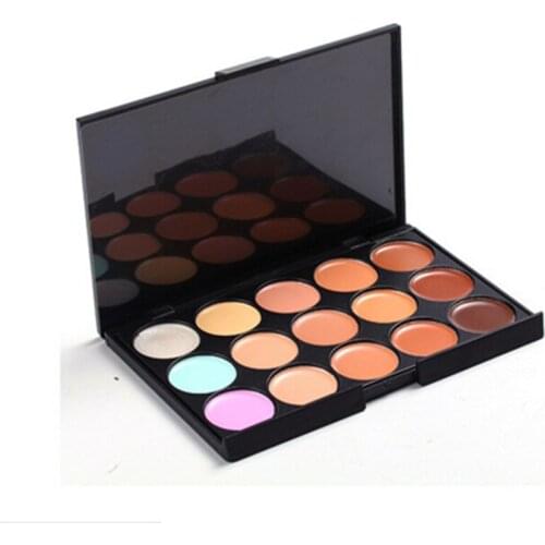15 Colors Makeup Concealer Hide Blemish Natural Face Concealer Cosmetics Contour Make Up Concealer Palette Corrector Corretivo