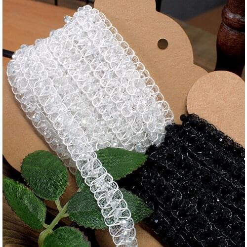 5meter Handmade beaded clothing accessories Beaded tassel lace Handmade diy clothes Collar lace Decoration accessories