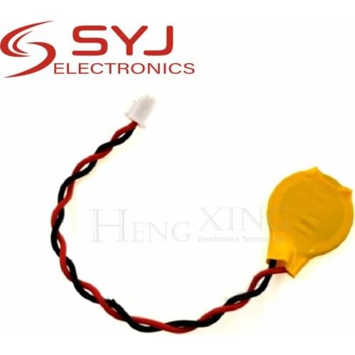 5pcs/lot Notebook BIOS CMOS battery laptop battery CR2032 3P motherboard battery with wire 3V In Stock
