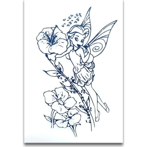 9*6CM Enchanting Fairy Transparent Clear Stamps / Silicone Seals Roller Stamp For DIY Scrapbooking Photo Album/Card Making