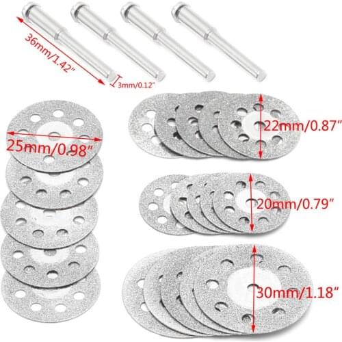 5pcs Diamonte Cutting Disc Grinding Wheel Drill Circular Saw Blade Wood Tool