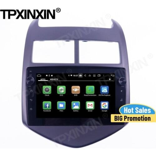 Carplay Car Radio 2 Din Stereo Receiver Bluetooth Android For Chevrolet Aveo 2011 2012 2013 2014 2015 GPS Player Audio Head Unit