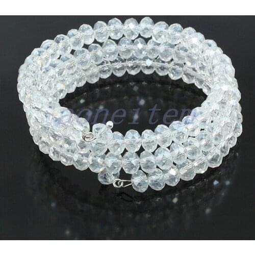 White Cystal Female Bracelet Chain Fit European Charm Bracelets for Women DIY Jewelry Making