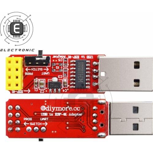 CH340 USB to ESP8266 Serial ESP-01 ESP-01S ESP01 ESP01S Wireless Wifi Adapter Board Module for Arduino Programmer Adapter