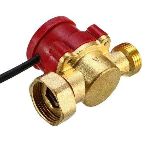 1pc AC 220V 120W Water Flow Sensor Durable Male Thread Connector Circulation Pump Water Flow Pressure Switch