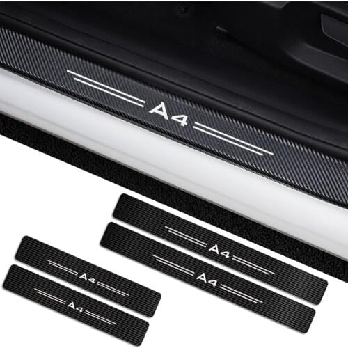 For Audi A4 B5 B6 B7 B8 B9 A3 8P 8V 8L A5 A6 C6 C5 C7 A1 A7 A8 Q2 Q5 Q7 TT Sportback Car Accessories Door Sills Guards Stickers
