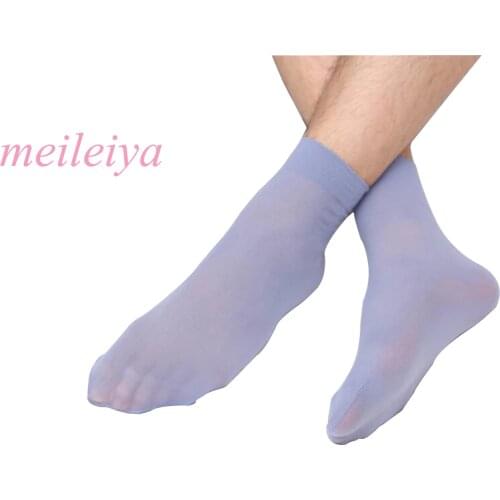 MEILEIYA 10 Pairs/Bag New Hot High Quality Summer Mens Rayon Socks Short Thin Socks Business Socks Men Bamboo Fiber Socks