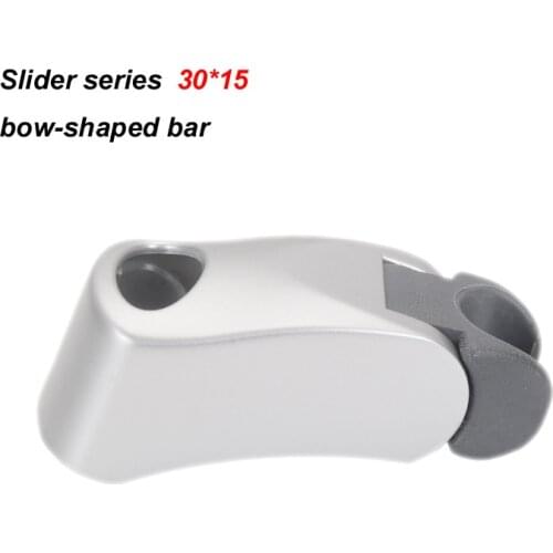 New ABS Electroplating With Oval 30*15 Lifting Slide Shower Bracket Rotating Middle Fork Casing Bracket