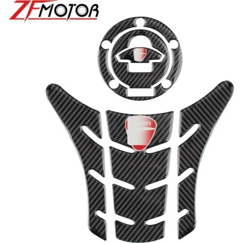 Motorcycle For Ducati S4R S2R M620 695 748 DS1000 1090 1198 Tank Cap Pad Front End Upper Top Clamp Carbon Sticker Decal