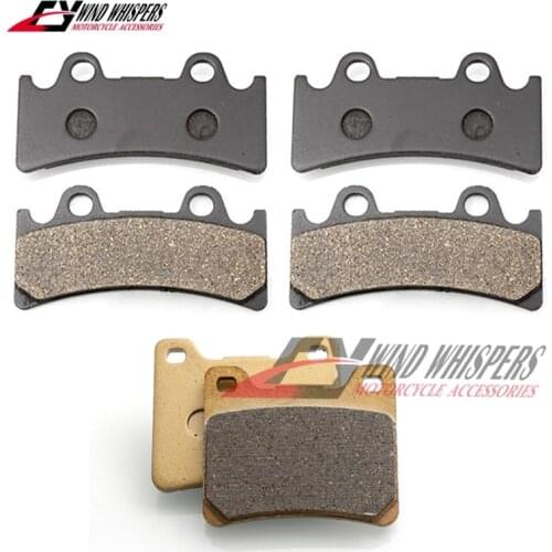 Motorcycle Copper fiber Front Rear Brake Pads For Yamaha YZF750 YZF 750 S/SP 1993-1997 FZR1000 FZR 1000 EX UP 1994-1995