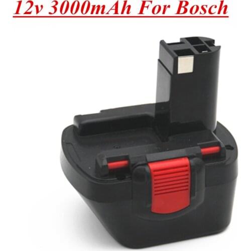 12V 3000mAh Ni-Mh Rechargeable Battery for Bosch GSB 18 VE-2 GDS 18 V-HT GSR 18 VE-2 PSB 18VE PSR 18VE
