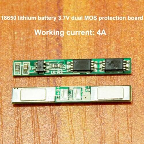 18650 lithium battery dual MOS protection board 3.7V battery protection board 18650 lithium battery side plus protection board