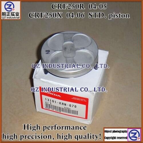Free shipping only new and original for HONDA motorcycle CRF250R 2004-2005 CRF250X 2004-2006 piston 13101-KRN-670
