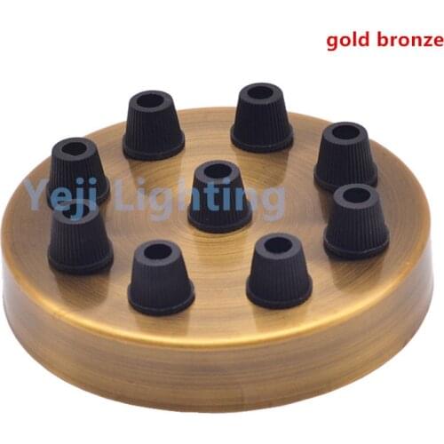 Multi ceiling rose with cable wire grip clips pendant light ceiling canopy vintage ceiling plate lamp bases lighting accessories