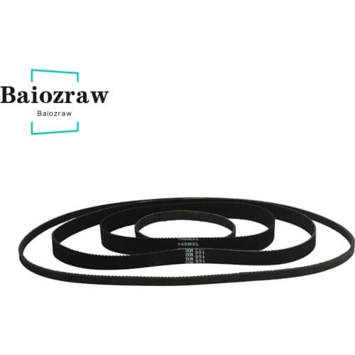 MXL Close Loop Timing Belt B84/B85/B87/B90/B98/B100/B103/B106/B107Teeth Width 6mm Cogged Gear Rubber Synchronous Belt 3D Printer