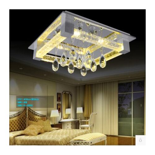 LED 110-220V Ceiling Lights modern Contracted Creative Bubble Column Crystal Bedroom The Study Restaurant Absorb Dome Light