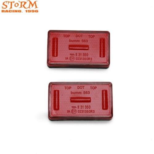 Amber Rectangle Front Fork Reflector For BMW R1200GS F650CS F700 F800 S1000XR