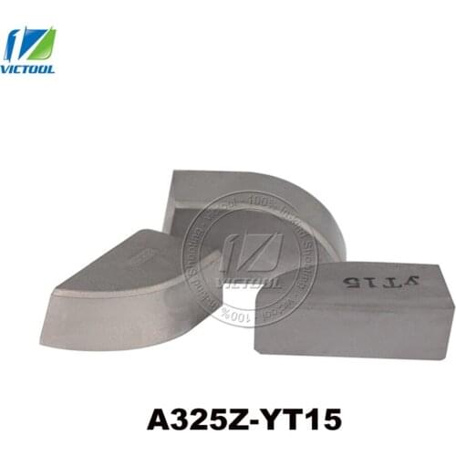 10pcs/lot A325Z YT15 tungsten brazed tips High quality Carbide inserts For making end and periphery turning tools