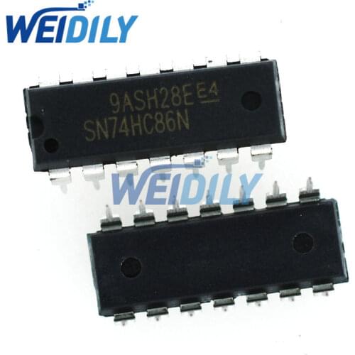 10PCS/LOT SN74HC86N DIP14 SN74HC86 DIP 74HC86N 74HC86 DIP-14 New IC