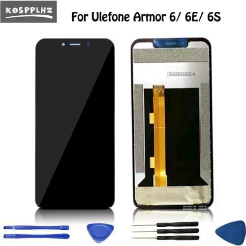 100% tested 6.2inch 2246*1080 armor6 For Ulefone Armor 6 6E 6S LCD Display+Touch Screen Digitizer Assembly +Tools