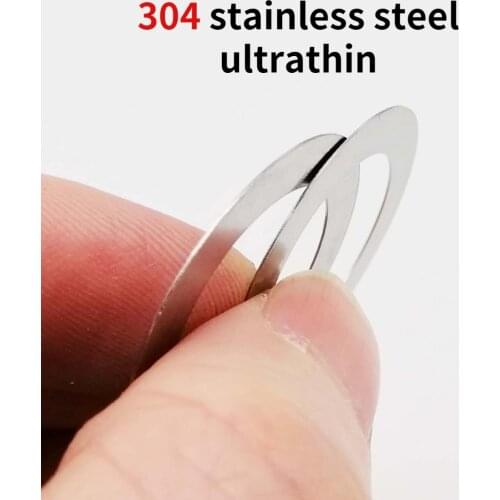 304 Stainless Steel Super Ultra Thin Flat Washer Ultrathin Shim Plain Gasket10/50X M3 M4 M5 M6 M8 M10 M12 M14 M16 M20 M25M30M40