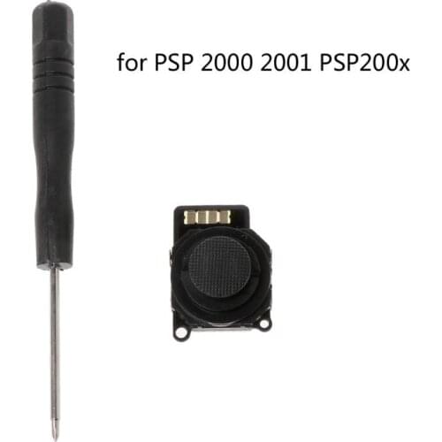 HX6A Replace 3D Analog Joystick Stick Button With Screwdriver For PSP 2000 2001 200X
