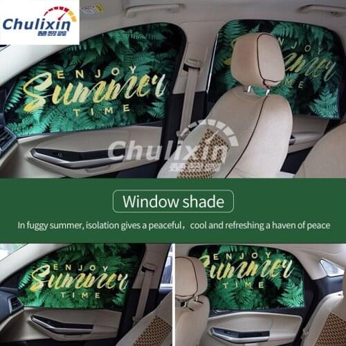 Car Rear Window UV Mesh Sun Shades Blind Blocker Black Solar Protection Sunshades For Kids Children Car-Styling Car Accessories