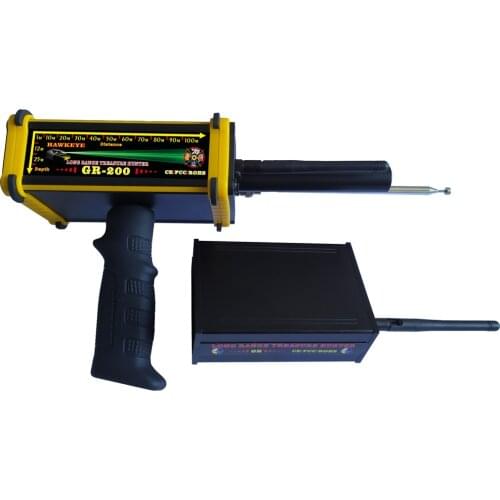 Fast shipping new version GR-200 Radar scanning Laser positioning sound alarm long range Treasure hunting gold metal detector
