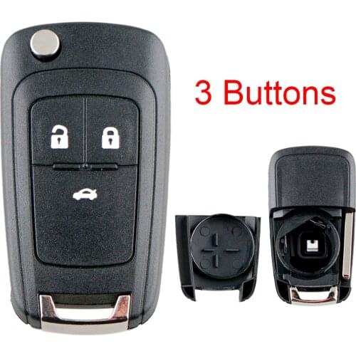 3 Button Remote Flip Car Key Fob Case Cover Fit For Vauxhall/Opel/Astra/Insignia