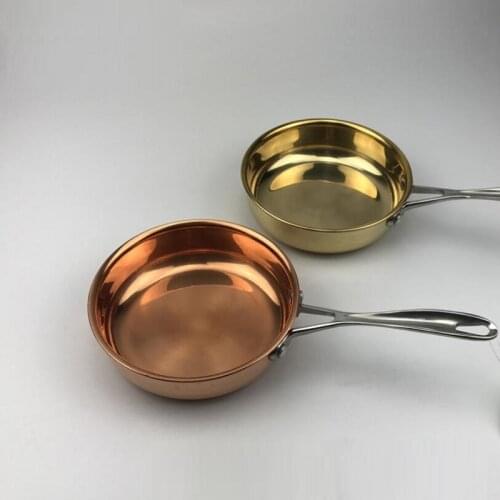 Pure copper Pan Steak roasting pan Frying pan non coasting