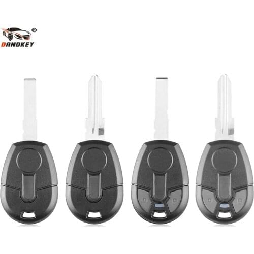 Dandkey Remote Key Shell Case Cover With GT15R/SIP22 Blade For Fiat Positron Uncut Blade Auto accessories Fob Replacement