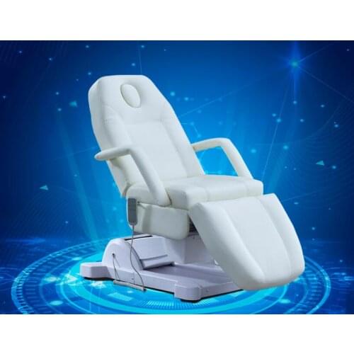 Electric beauty bed massage round head with hole multifunctional beauty salon special folding high grade bed