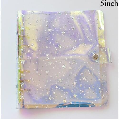 Laser Star Glitter Photo Album 200 Pockets 3 5 Inch Photo Album DIY Photocard Binder Shining Plug-in Photo Holder Card Holder