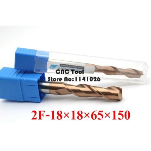 1PCS HRC60 Long Extend carbide alloy cutter 2Flute 2F-18*18*65*150L tungsten steel milling cutter,CNC milling tools, CNC machine