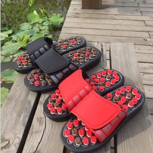 Foot massage slippers ABS sandals foot sole massager for men and women health shoes reflexology care massage Relaxation tools