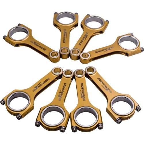 MaXpeedingrods 8pcs Connecting Rods for Lexus IS IS-F XE20 RC RC-F 5.0 L 2UR-GSE V8 Conrods w/ARP2000 Bolts 800+HP
