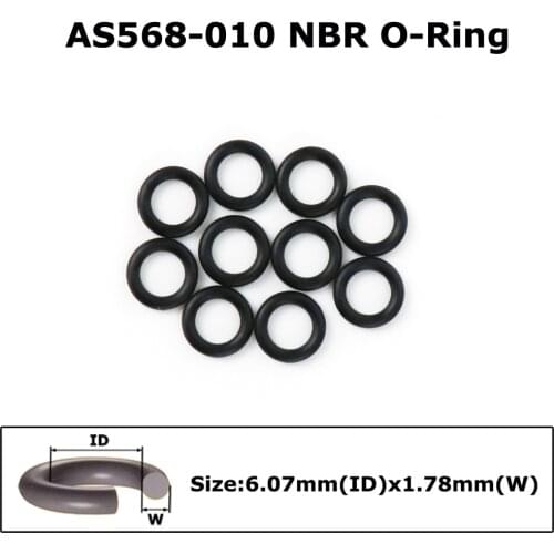 New Paintball Air Gun Airsoft PCP Air Rifle NBR 010 O-Ring 100PCS CO2/HPA/AIR (AS568-010/BLACK) Free Shipping
