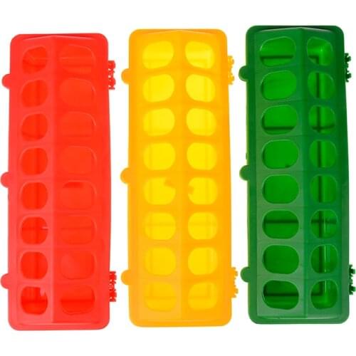 Plastic Pheasant Feeding Bucket Chicken Farming Tool Quality Chick Flip-Top Poultry Ground Feeder Chicken Poultry Feeder Trough